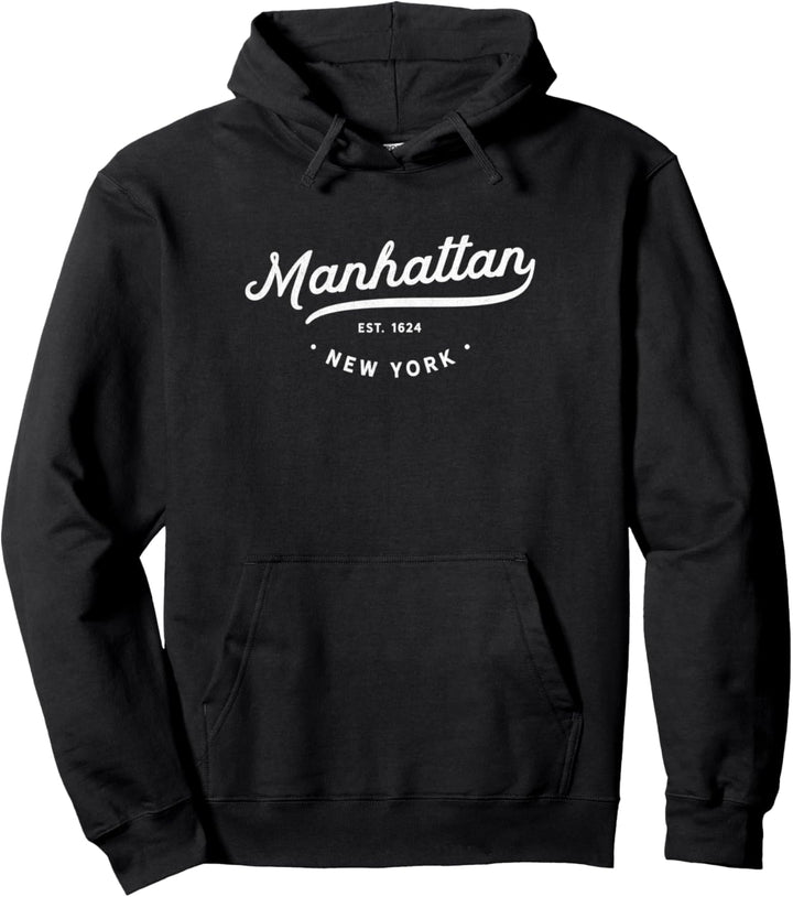 Classic Retro Vintage Manhattan New York City Gift Pullover Hoodie