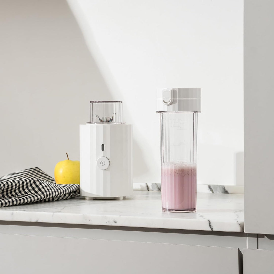 Alessi Plissé MDL17 GR - Design Persönlicher Mixer, aus Thermoplastischem Harz, mit Behälter und Min