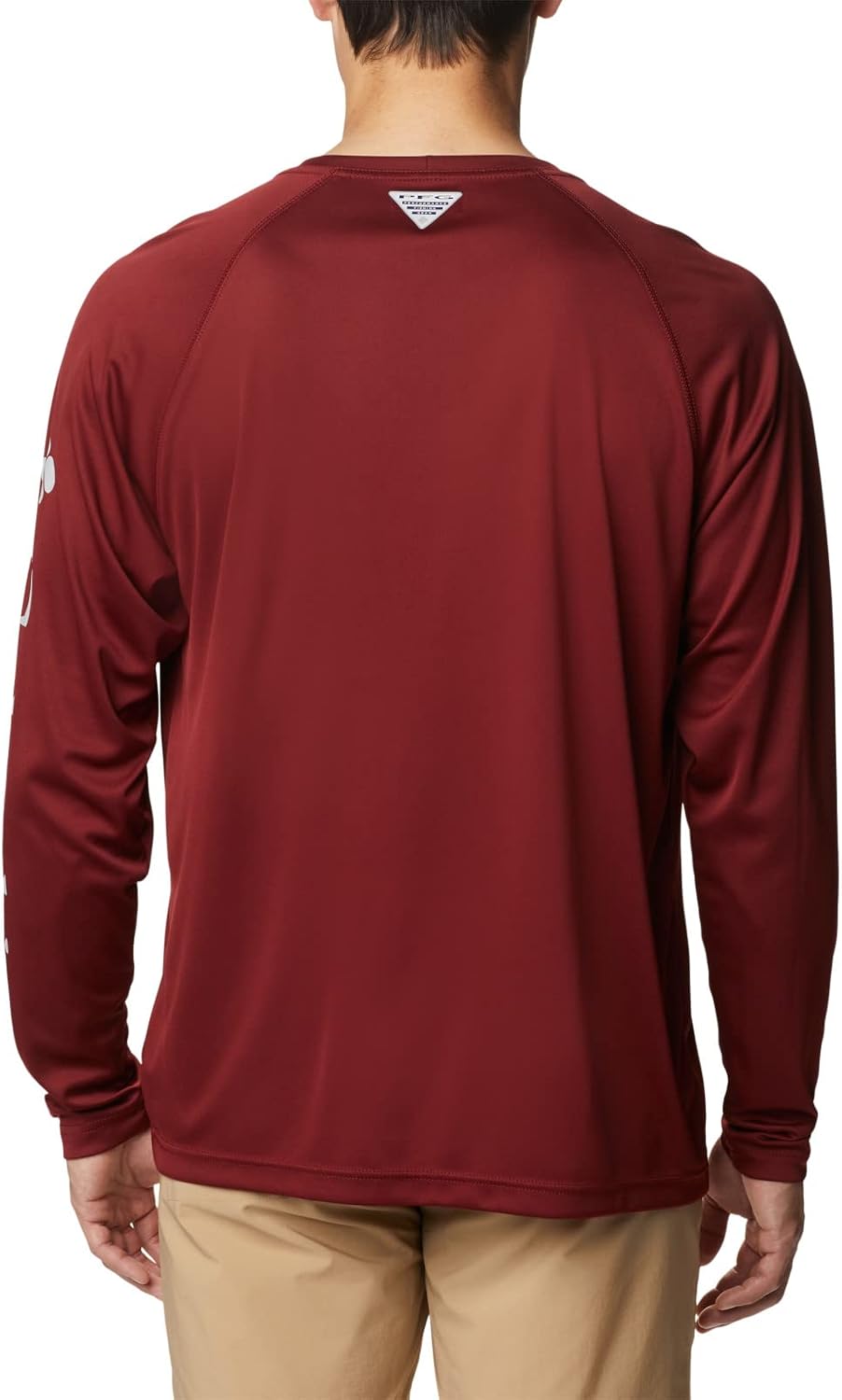 Columbia Terminal Tackle Langarmhemd für Herren Roter Jaspis / Cooles Graues Logo XXL, Roter Jaspis
