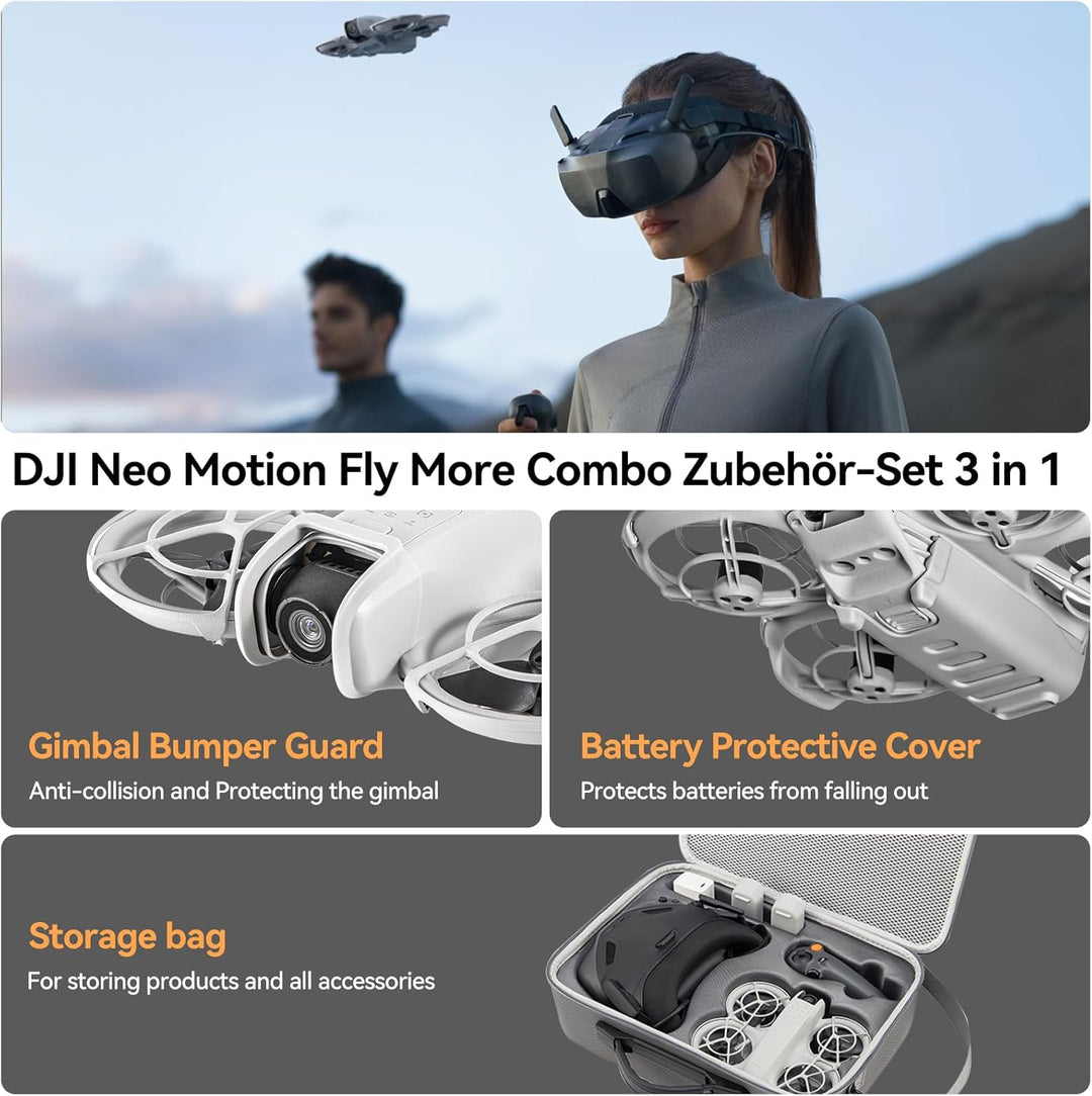 DJI Neo Motion Combo Vielfältiges Zubehör, Wasserdicht und Robust, leicht zu Transportierende Traget