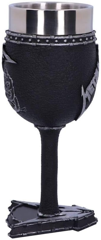 Nemesis Now Offizielles Lizenzprodukt Metallica Album Weinglas, B5222R0, schwarz