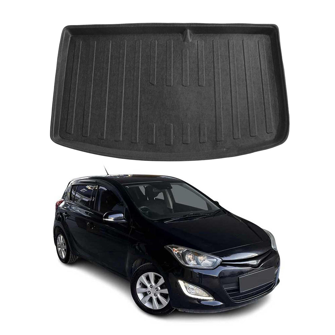 OMAC Kofferraumwanne Laderaumwanne kompatibel mit Hyundai i20 2008-2014 Schrägheck 5tür Gummi