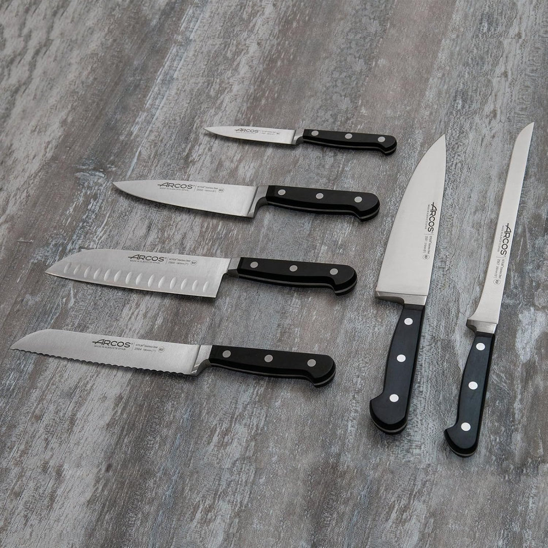Arcos Serie Universal - Küchenmesser-Set Ham Küchenmesser-Set 2 Stück (1 Knife + 1 Wetzstahl) - Klin