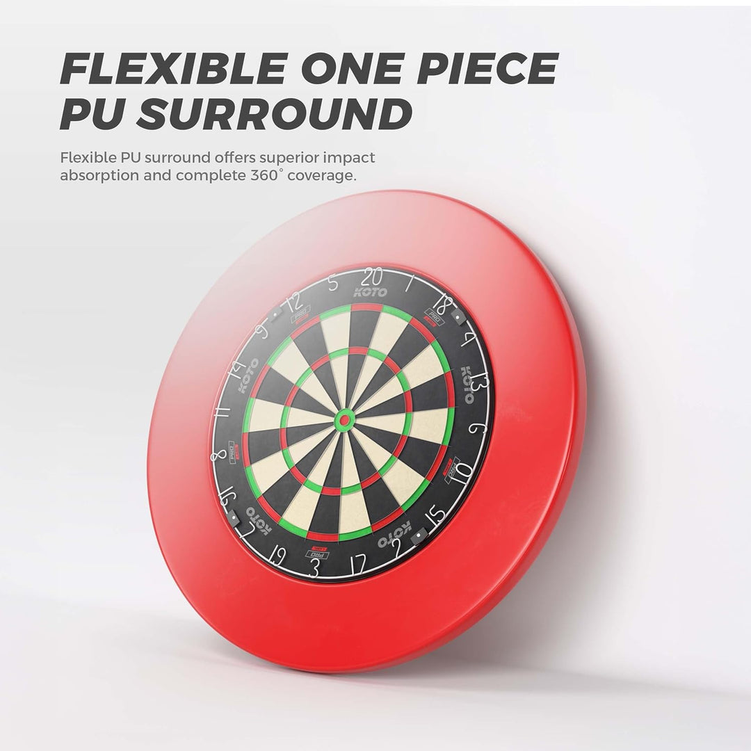 KOTO - King Pro Surround Dartset, 3 Barrels, 2 Sets Flights, 2 Sets Shafts (Short &amp; medium), Dartwal