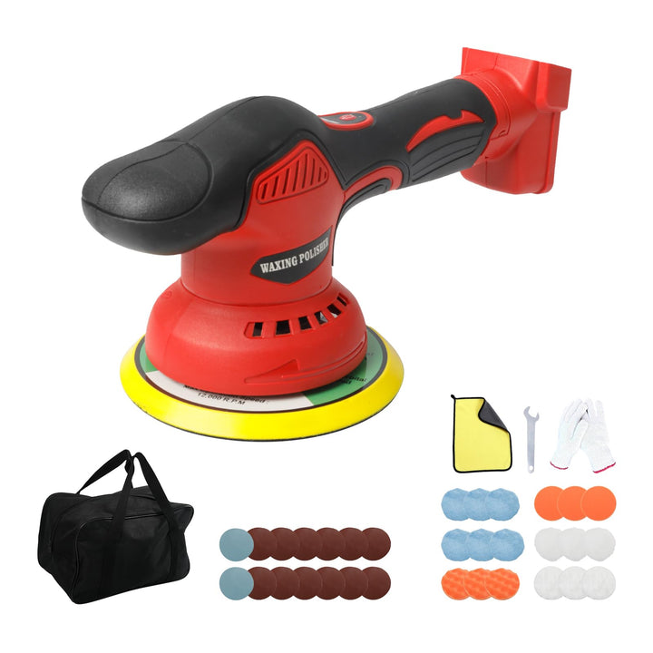 Kabelloser Autopufferpolierer Kompatibel mit Milwaukee 18V Batterie, 8 variable Geschwindigkeiten Au