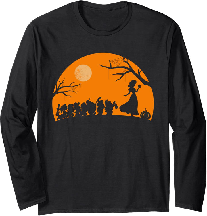 Disney Snow White and the Seven Dwarfs Walking Halloween Langarmshirt