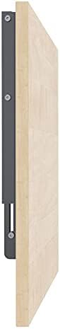 AKKE Klapptisch Wandklapptisch Esstisch - Klappbar Faltbar Platzsparend - Rechteckig - 110cm x 65cm