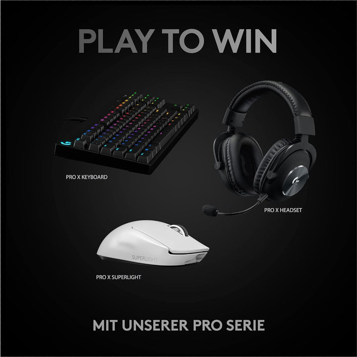 Logitech G PRO X SUPERLIGHT kabellose Gaming-Maus mit HERO 25K Sensor, Ultra-leicht mit 63g, 5 progr