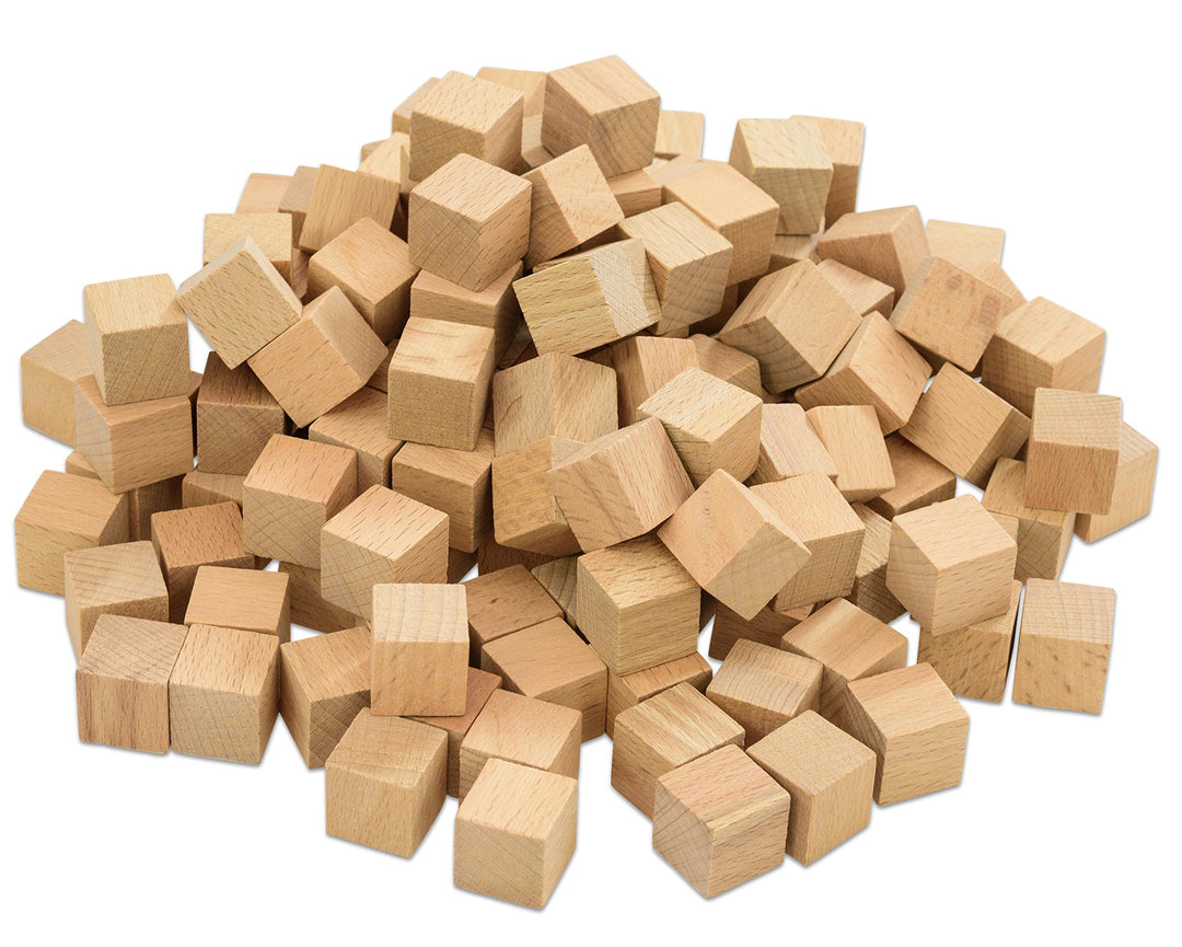 Betzold - Soma-Würfel, 150 Holz-Würfel, naturbelassen - Bausteine Holzklötze Mehrfarbig, Mehrfarbig