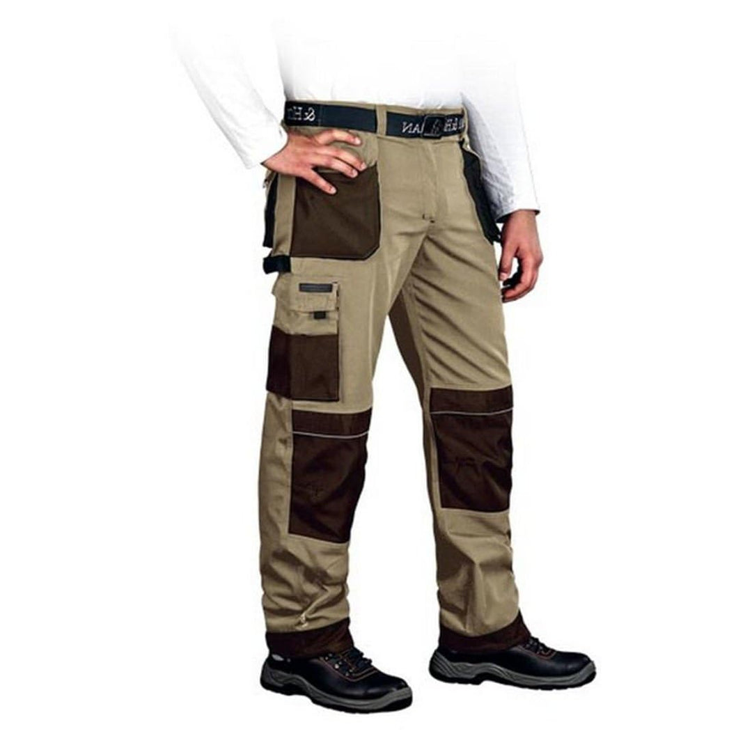 Leber &amp; Hollman Herren Arbeitshose LH-FMN-T B, 65% Polyester 35% Baumwolle 270 g/m2, Bundhose mit Ta