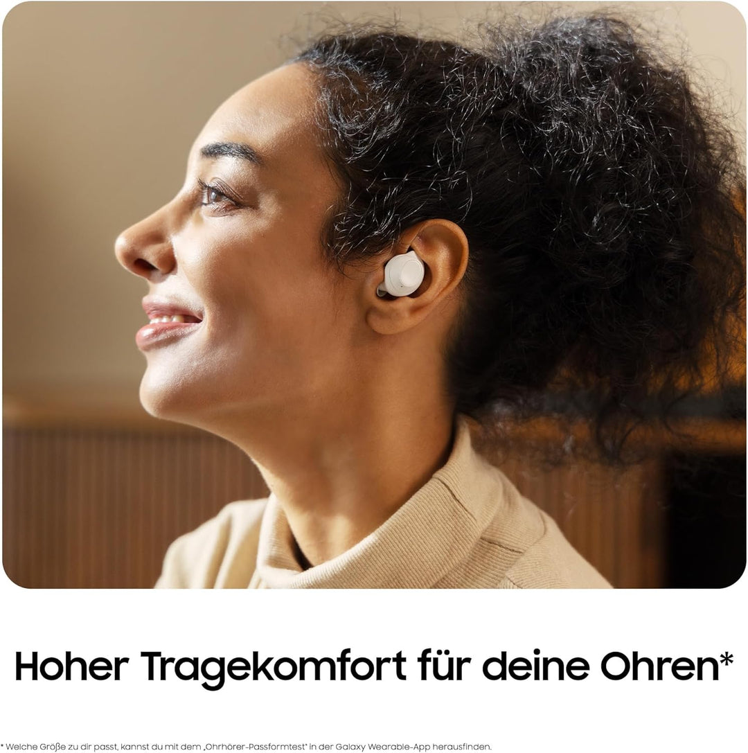 Samsung Galaxy Buds FE Kabellose Bluetooth-Kopfhörer, Active Noise Cancelling (ANC), Komfortable Pas