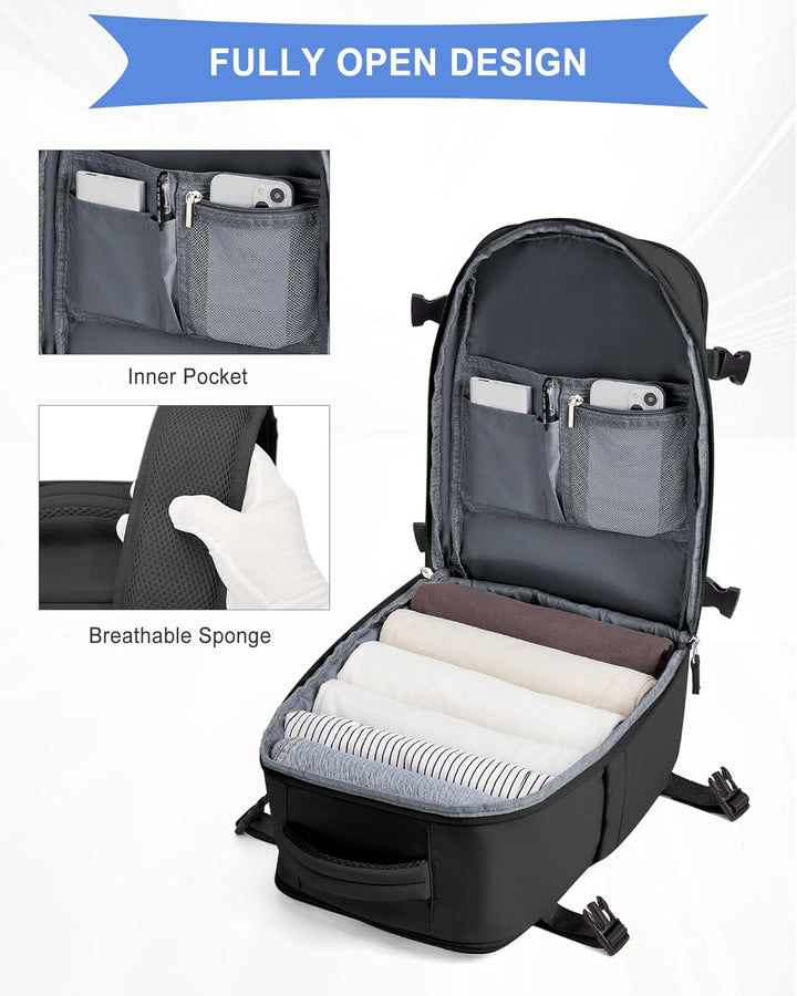 SZLX Vakuum Rucksack Ryanair Handgepäck 40x30x20 Wizzair Rucksack 40x20x25 für Ryanair Reiserucksack