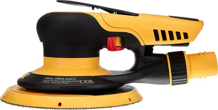 Mirka PROS 650CV / Druckluft Exzenter-Schleifer Schleifmaschine mit Zentral-Absaugung und Klett/für