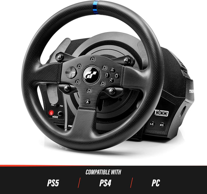 Thrustmaster T300 RS GT Force Feedback Racing Wheel - Offiziell lizenziert von Gran Turismo - Kompat