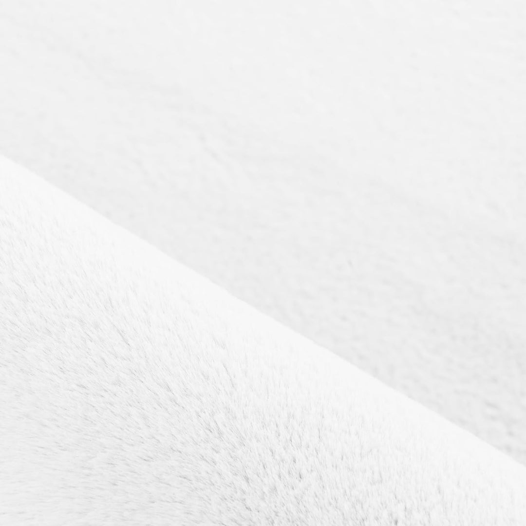 Weicher Hochflor Teppich Wohnzimmer Waschbarer Teppich im modernen Stil Unicolor & Einfarbig Läufer