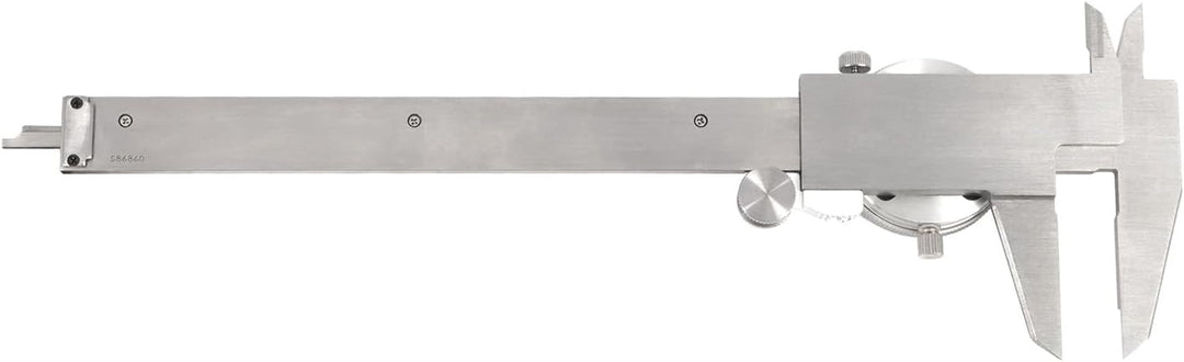 ASIMETO Uhren-Messschieber mit Edelstahl-Gehäuse Grösse 300 mm / 0,01 mm, 300 mm / 0,01 mm