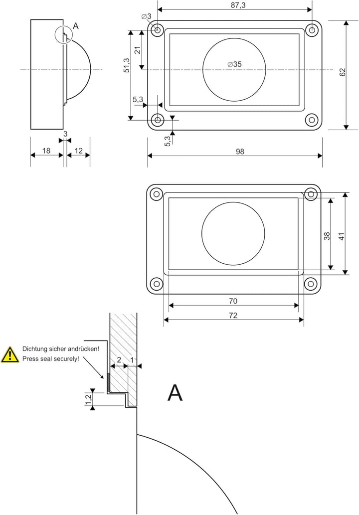Busch-Jaeger 2 cka008300 a0492 Kamera-Modul Zubehör Gegensprechanlage – Kamera-Zubehör Freisprechanl