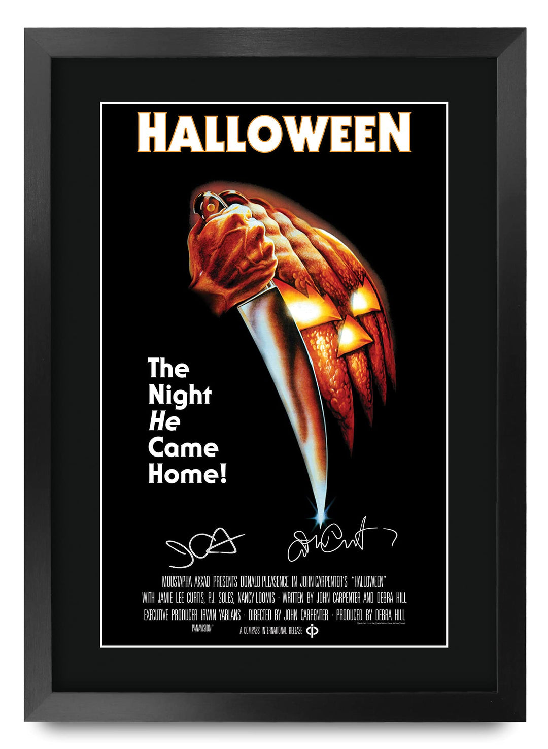 HWC Trading Halloween A3 Gerahmte Signiert Gedruckt Autogramme Bild Druck-Fotoanzeige Geschenk Für J
