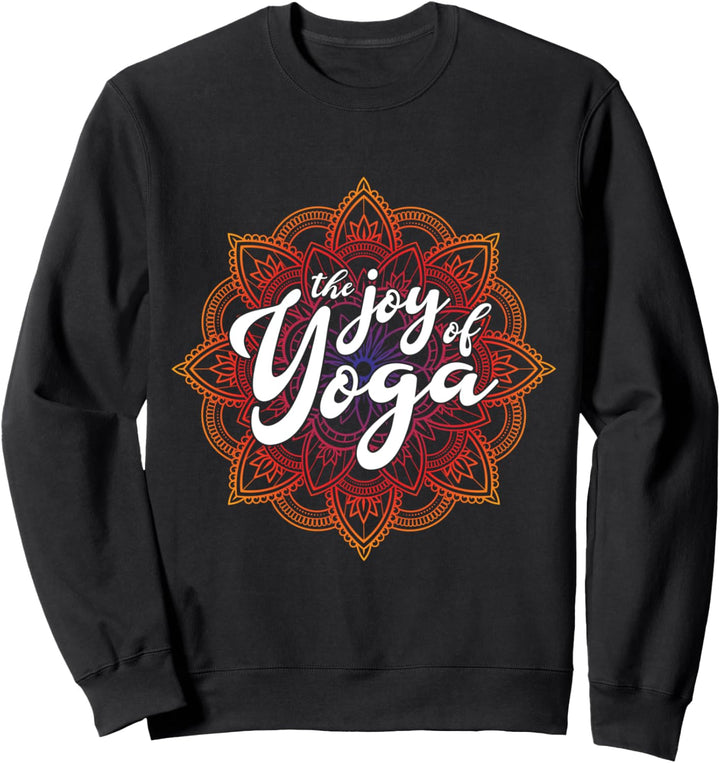 Die Freude Am Yoga Meditation Sportart Meditieren Mandala Sweatshirt