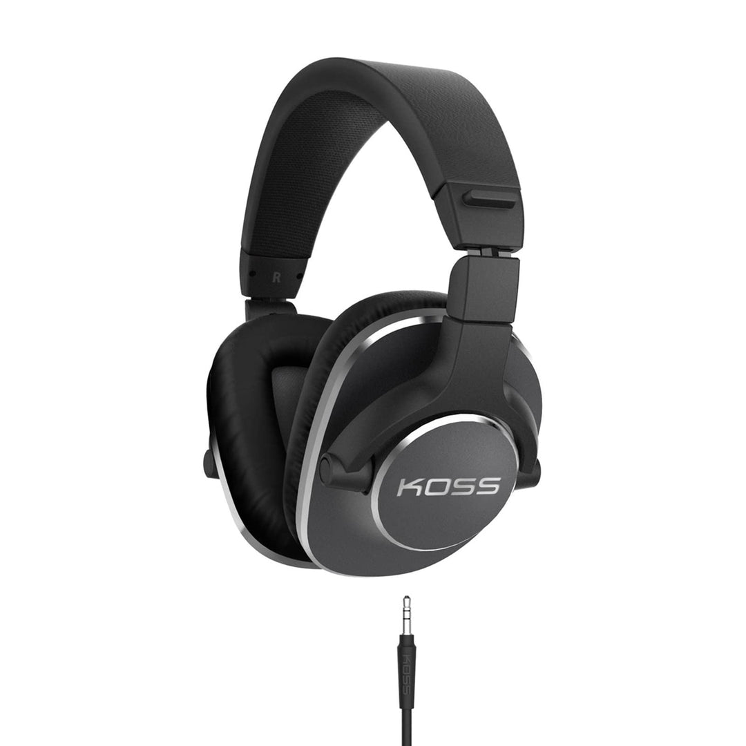 Koss Pro 4S Dynamischer Studio Kopfhörer mit Drehbaren Ohrmuscheln aus Memory-Foam Kompatibel mit iP