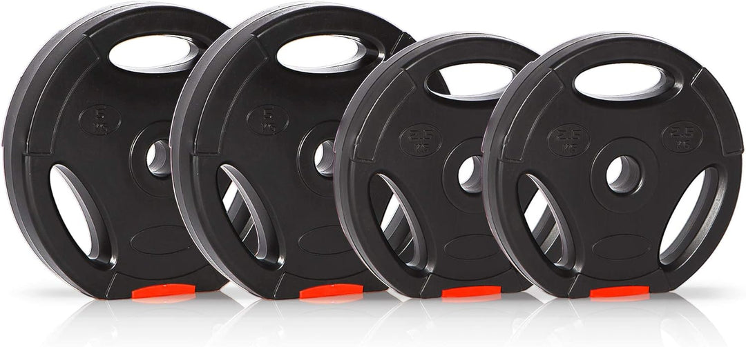 Ultrasport Hantelscheiben, 4 Hantelgewichte im Set,15Kg oder 25Kg, Standard 30-mm-Bohrung, nutzbar m