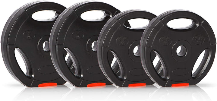 Ultrasport Hantelscheiben, 4 Hantelgewichte im Set,15Kg oder 25Kg, Standard 30-mm-Bohrung, nutzbar m