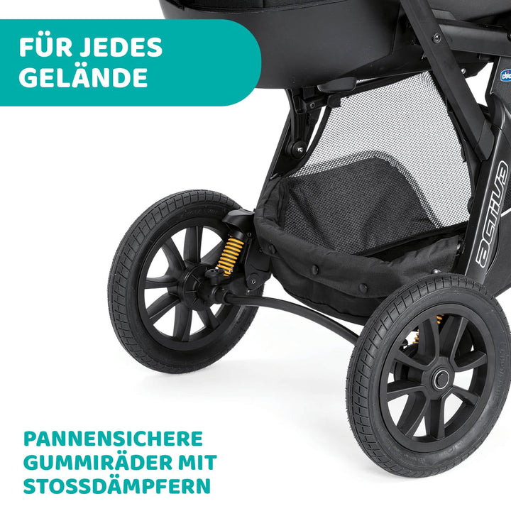 Chicco Activ3 Kinderwagen mit 3 Rädern, leicht zu fahren in jedem Gelände, breiter Sitz, verstellbar