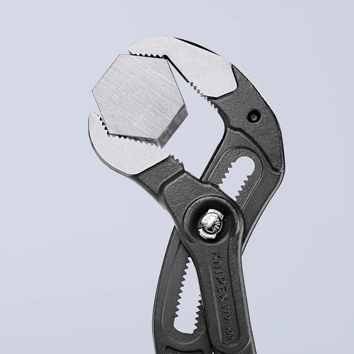 Knipex Zangenschlüssel-Set 5-teilig 00 19 55 S4 & Cobra® XL, Wasserpumpenzange | Rohrzange, gross, C