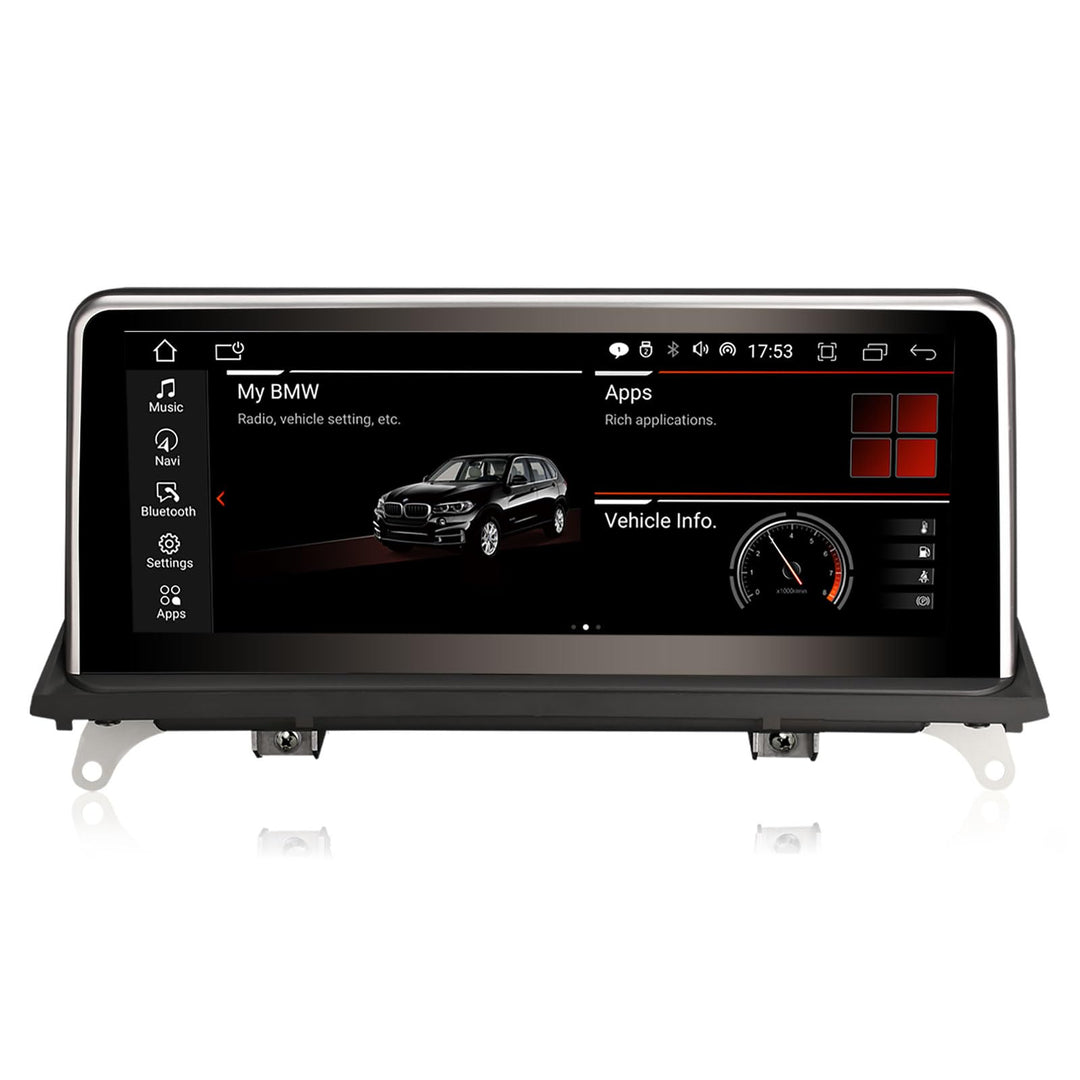 Erisin 10.25 Zoll 8-Kern 4GB RAM 64GB ROM Android 12 Autoradio Bluetooth mit GPS Navi für BMW X5 E70