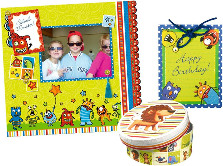 Ursus 71690099 - Premium Glitter Scrapbook paper Block, Version 13, ca. 30,5 x 30,5 cm, 190 g/qm, 12