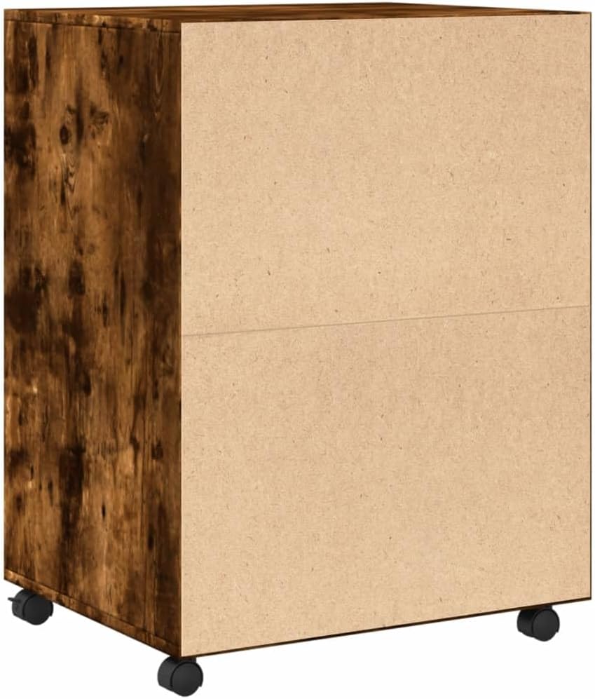 vidaXL Rollschrank, Büroschrank mit Stauraum, Aktenschrank für Wohnzimmer Büro, Bürocontainer Schran