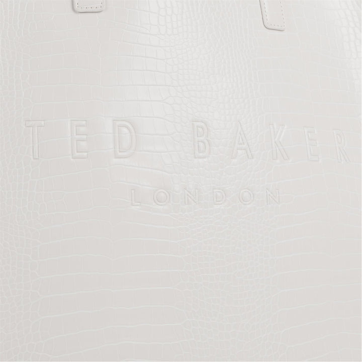 Ted Baker - Damen - Handtasche - CROCCON - Schultergurt, inneres Reissverschlussfach Nude, Nude