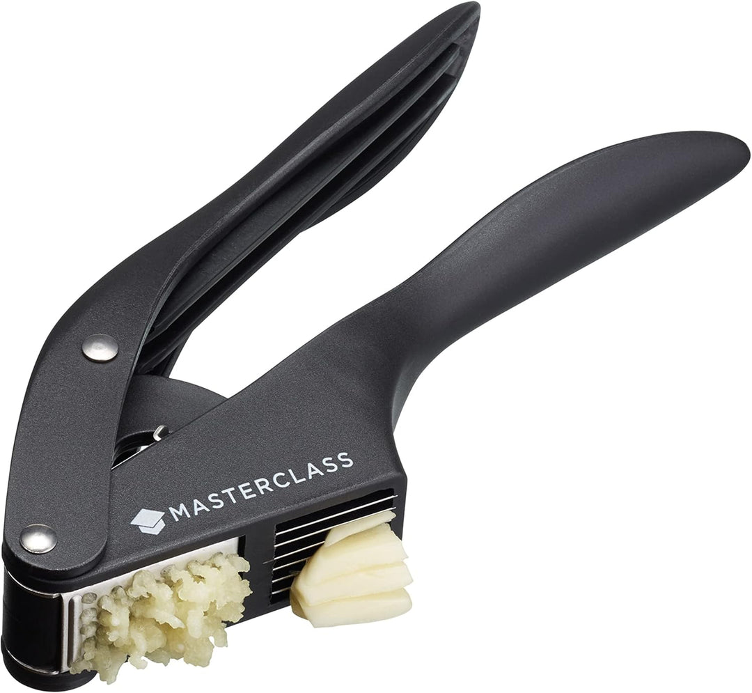 MasterClass Knoblauchpresse und -schneider, schwarz