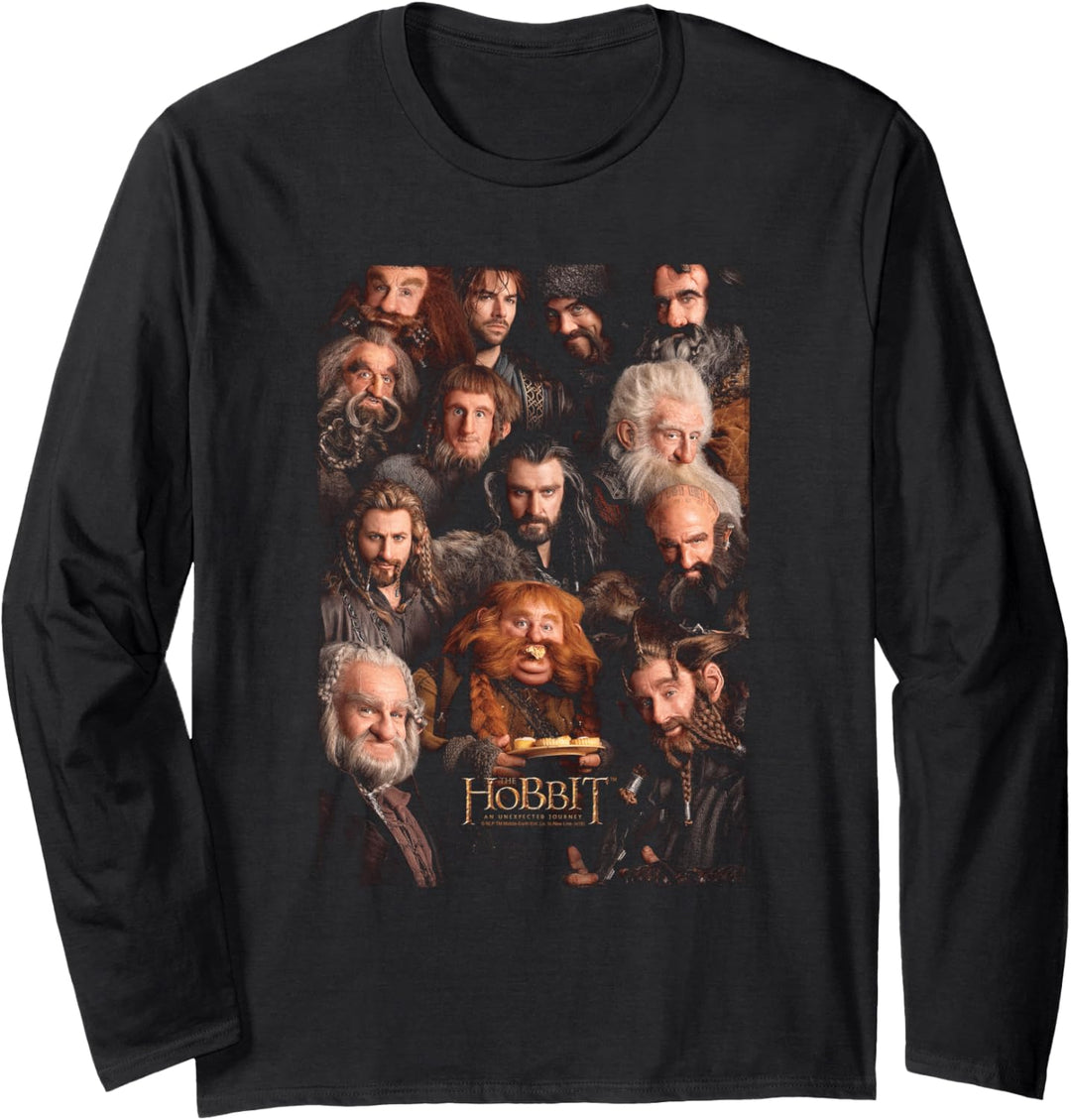 The Hobbit Dwarves Poster Langarmshirt