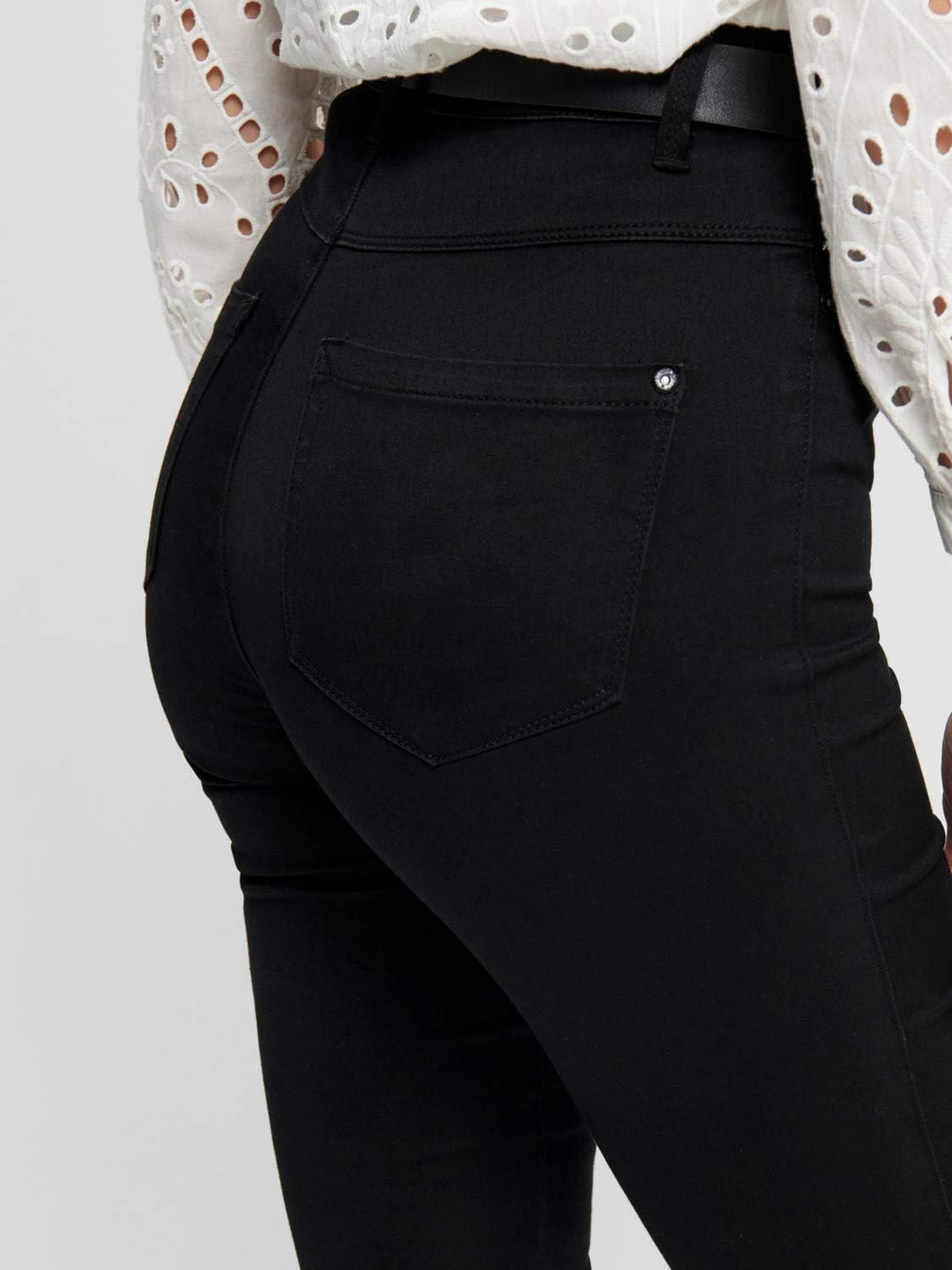ONLY Female Skinny Jeans ONLROYAL Mittlere Taille Skinny Fit Jeans XS / 34L Schwarz, XS / 34L Schwar