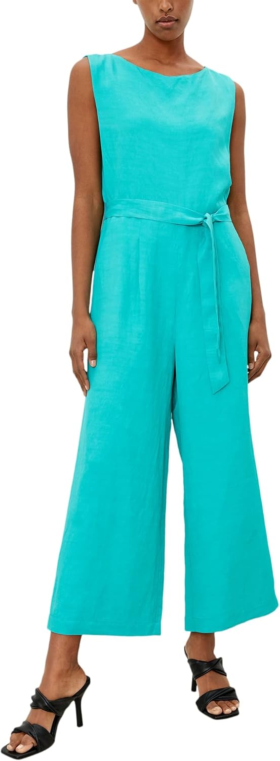s.Oliver BLACK LABEL Damen Overall 3/4 46 Türkis, 36