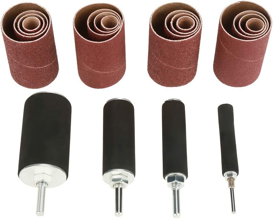 EVTSCAN Neuestes Big Horn 19521 Gummi-Schleiftrommel-Set, 20 Stück