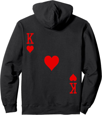 Herzkönig King Queen Partnerlook Pärchen Paar Partner Pulli Pullover Hoodie