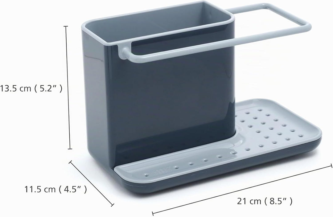 Joseph Joseph Caddy - Ordnungshelfer für das Spülbecken, klein - dunkelgrau, 1 Stück (1er Pack) Grey