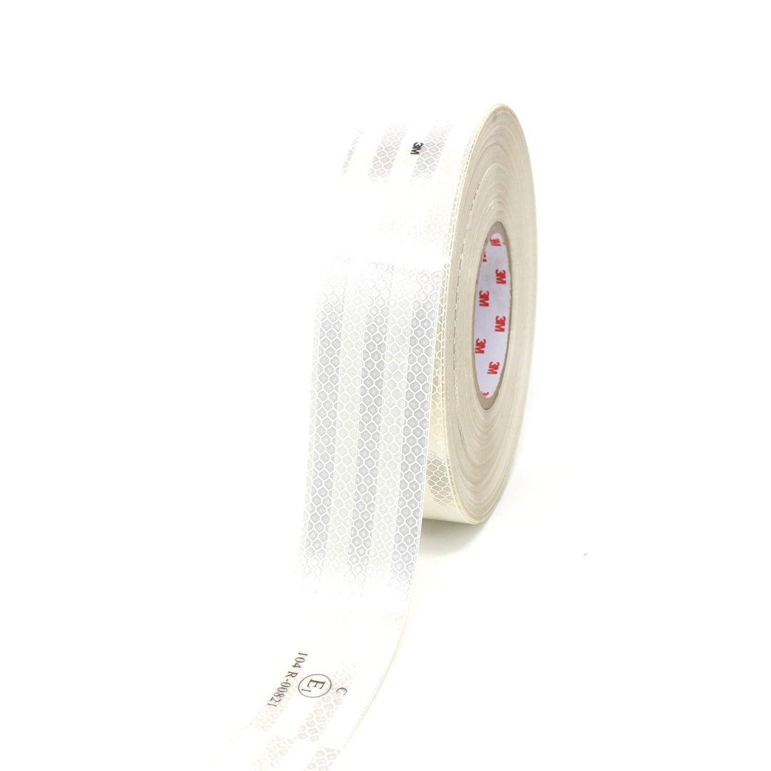 Finest Folia 3M Diamond Grade 983 Scotchlite Konturmarkierung 50mm Reflexfolie Reflexband (Weiss-10,