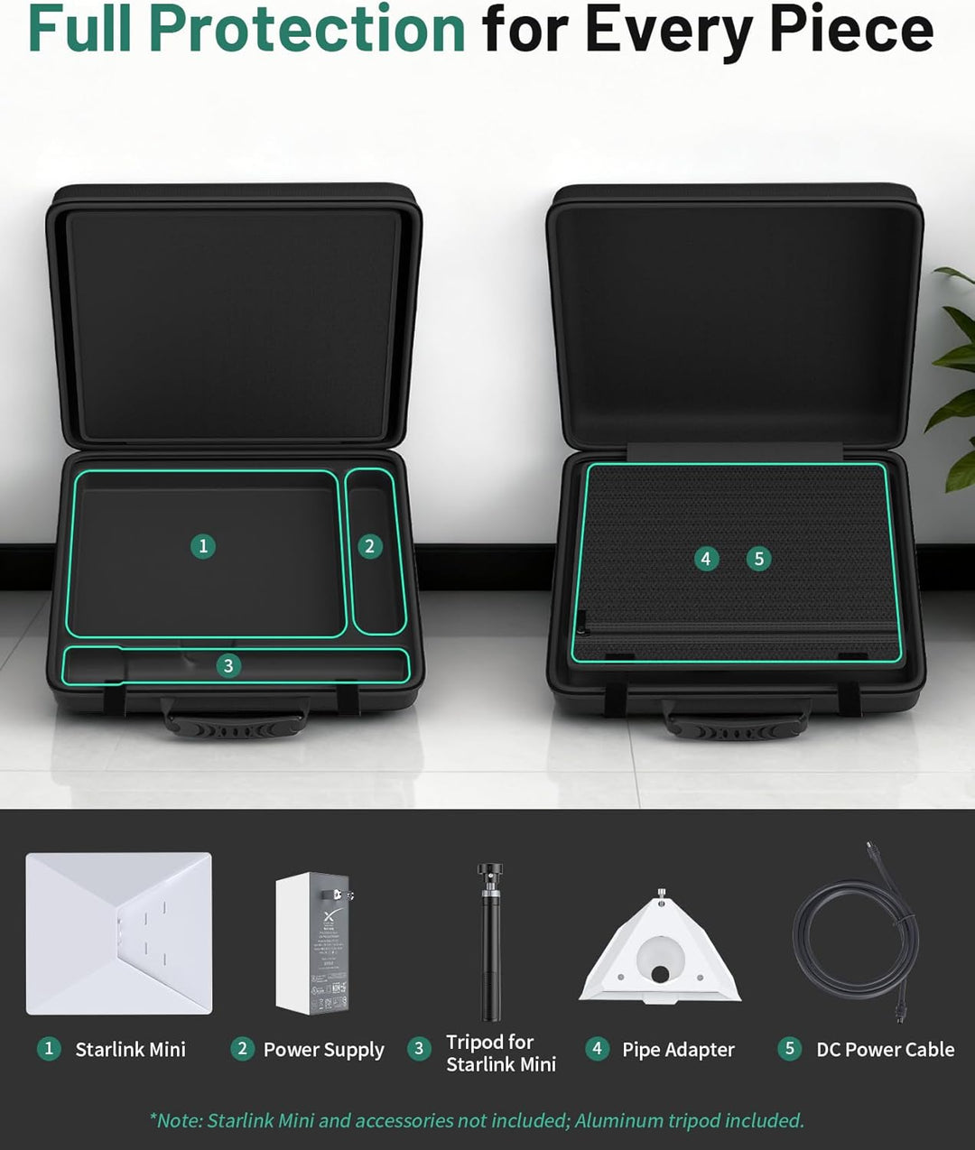 Starlink Mini Stativ Halterung mit Tragetasche, kompatibel mit neuen und alten Starlink Mini Modelle