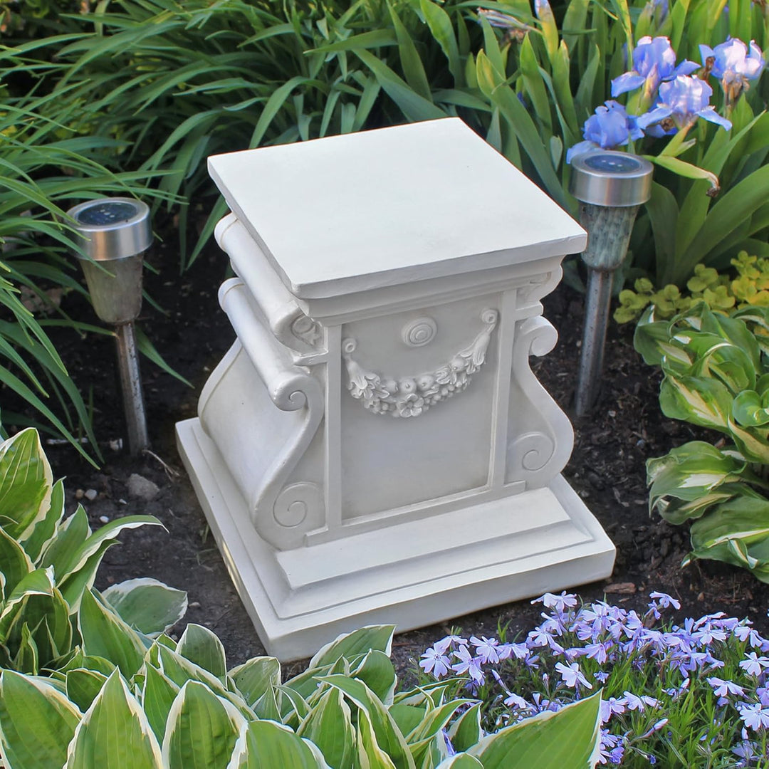 Design Toscano Klassische Statue Gartensockel Basisheber, 30,5 cm Medium, Medium