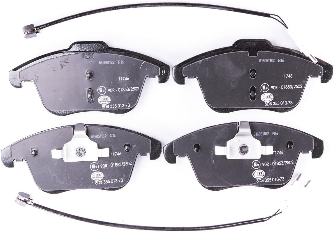 HELLA PAGID 8DB 355 013-731 Bremsbelagsatz - T1746 - Bremssystem: Teves - inkl. Verschleisswarnkonta