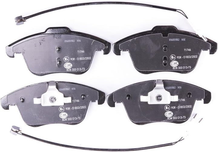 HELLA PAGID 8DB 355 013-731 Bremsbelagsatz - T1746 - Bremssystem: Teves - inkl. Verschleisswarnkonta