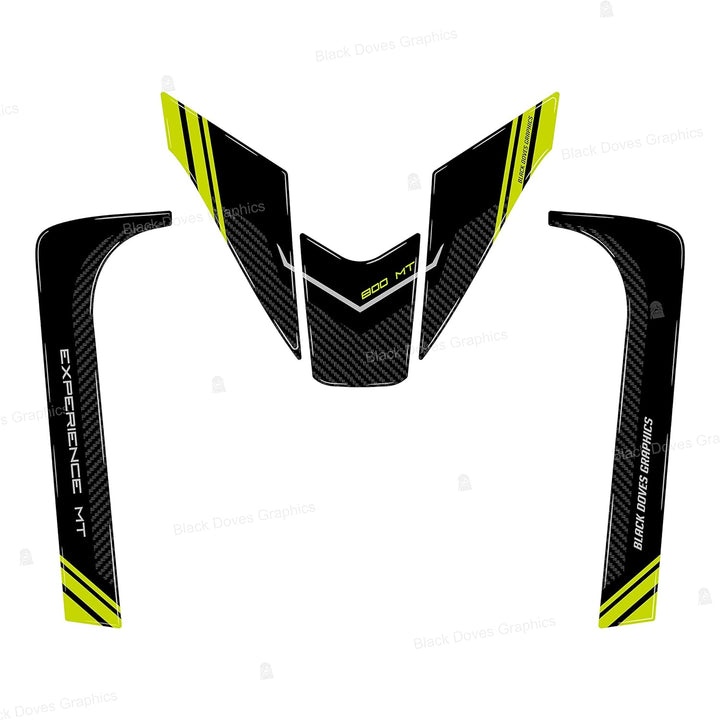 3D-Aufkleber aus Harz, kompatibel mit CF Moto 800 MT Touring 2022 (Kotflügelschutz) Schutzblech, Sch