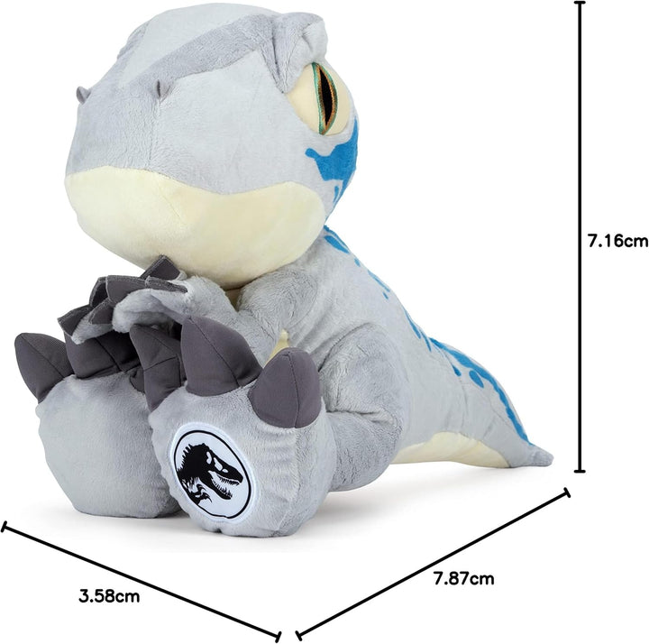 Schmidt Spiele 42753 Dinosaurier Blue, Jurassic World, 30 cm Plüschtier Single, Single