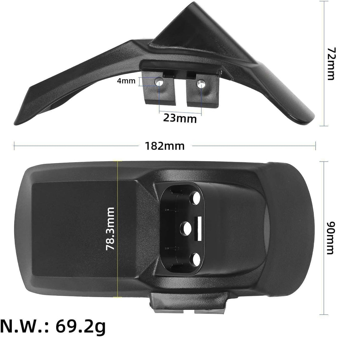 Fututech Kit Halterung + Schutzblech hinten für Kukirin G2 Pro DB Ersatzteil für Elektroroller Zubeh