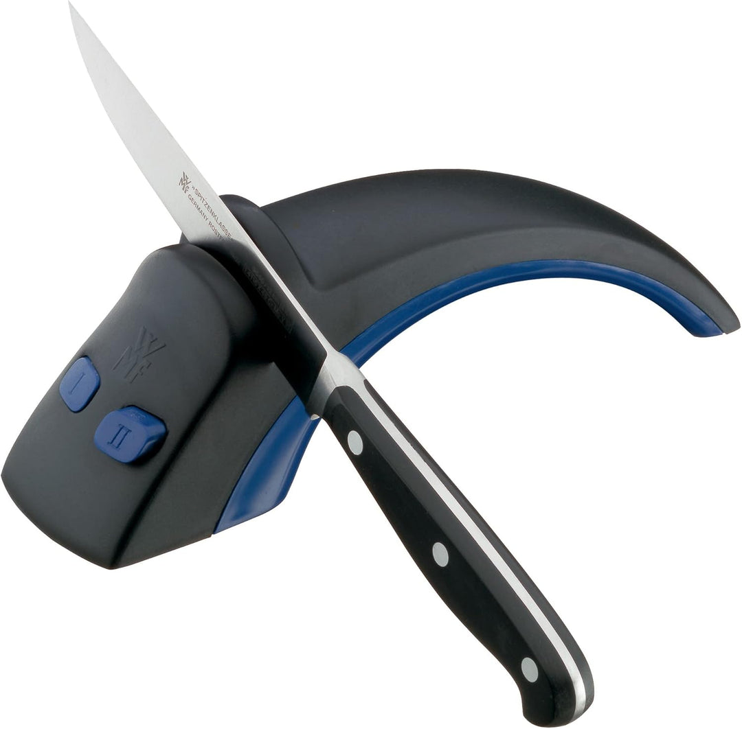 WMF Gourmet Messerschärfer Keramikscheiben 2 Stufen Vor- und Nachschleifen sichere Handhabung Single