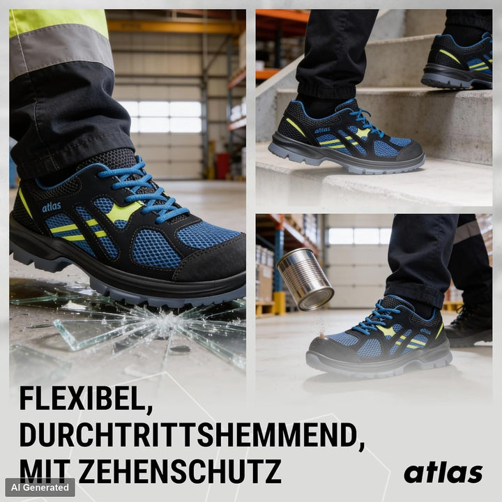 atlas 38 EU Schwarz Blau, 38 EU Schwarz Blau