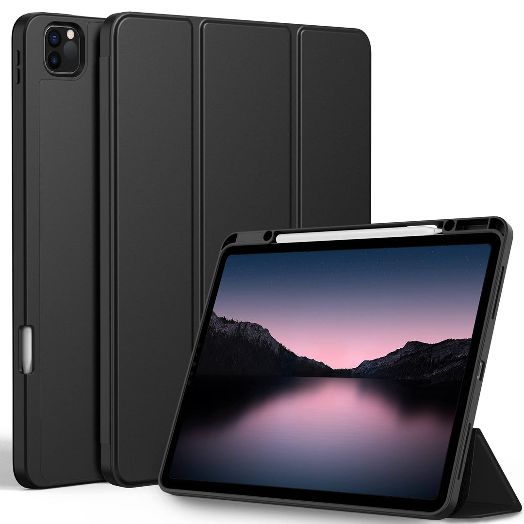 EasyAcc Hülle Kompatibel mit iPad Pro 12.9 Zoll 6./5./4./3 Generation (Modell 2022/2021/2020/2018) m